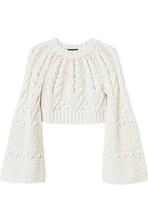 Twin-Set Wool cropped sweater