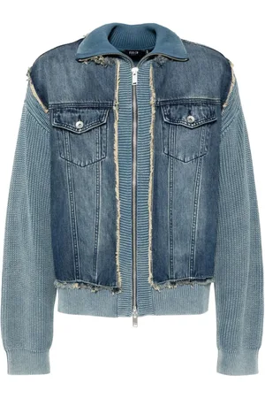 FIVE CM Knitted denim jacket