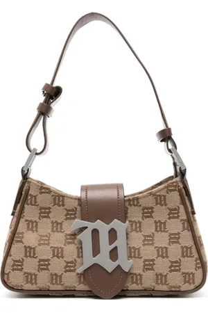MISBHV Monogram-jacquard canvas tote bag