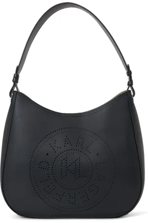 Karl Lagerfeld K/Circle perforated-design hobo bag