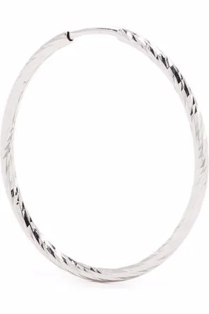 Maria Black 14kt white gold Liv 25 hoop earring