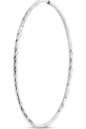 Maria Black 14kt white gold Liv hoop earring
