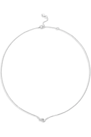 Maria Black 14kt white gold Baxter diamond necklace