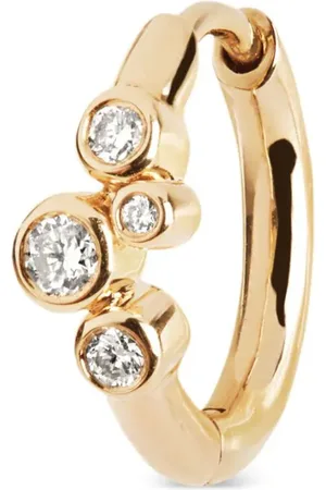 Maria Black 14kt yellow Elena diamond huggie earring