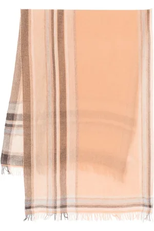 PESERICO SIGN Stripe-border scarf