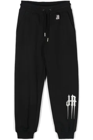 John Richmond Logo-embroidered track trousers