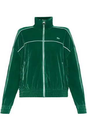 Lacoste Zip-up velvet track jacket