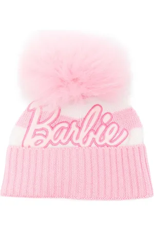 MONNALISA X Barbie pompom-detail beanie