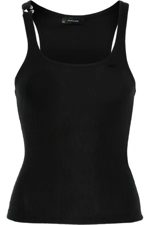 MUGLER Pierced tank top