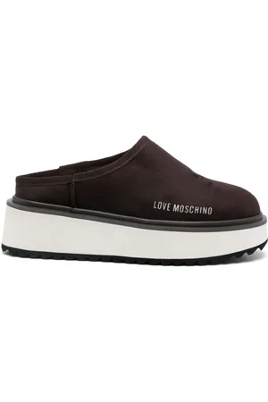 Moschino Logo-print mules