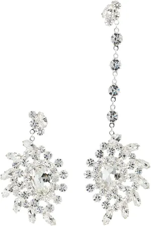 MAGDA BUTRYM Crystal-embellished pendant earrings