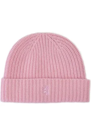 PRINGLE OF SCOTLAND Ribbed-knit cashmere beanie