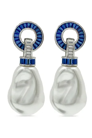 Juwelina Paris Baroque Pearl drop earrings