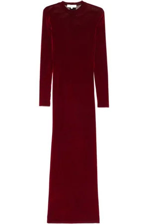 Ludovic De Saint Sernin Velvet maxi dress