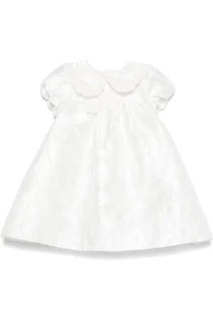 LA STUPENDERIA Floral-jacquard dress set