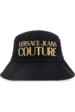 VERSACE Logo-lettering bucket hat