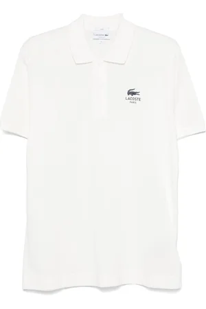 Lacoste Classic Fit Signature Print polo shirt