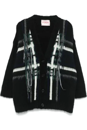 Iceberg Check-pattern cardigan