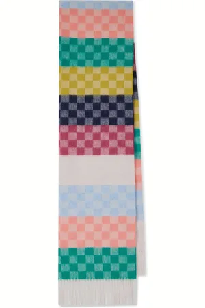Paul Smith Checked lambs wool scarf