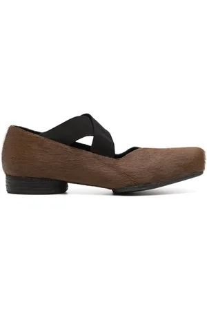 UMA WANG Fur ballet flats