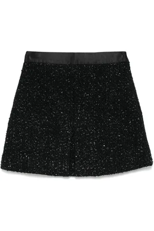 Emporio Armani Lurex sequinned mini skirt