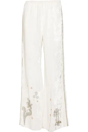 FORTE FORTE Velvet wide-leg trousers