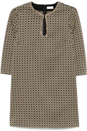 Liu Jo Mosaic-jacquard mini dress