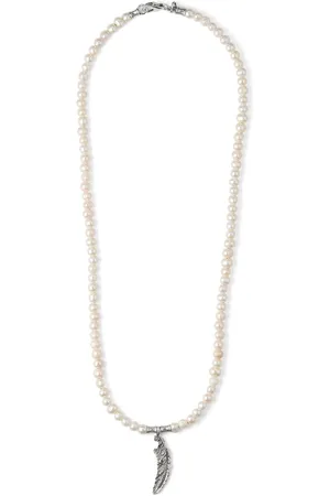 EMANUELE BICOCCHI Feather charm necklace