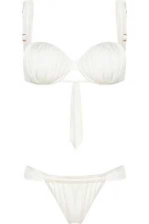 Noire Swimwear Cheeky ruched bikini set