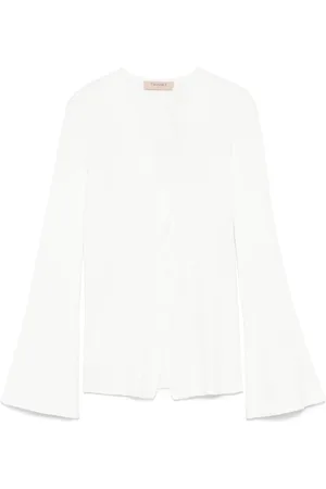 Twin-Set Twist-detailing ribbed sweater