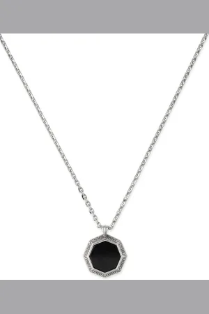 EMANUELE BICOCCHI Octagon onyx necklace