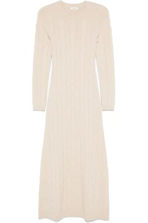 Sandro Cable-knit maxi dress