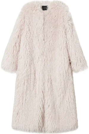 Twin-Set Faux-fur long coat