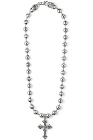 EMANUELE BICOCCHI Cross-pendant ball-chain necklace