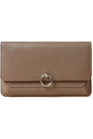 Claudie Pierlot Grained leather clutch bag