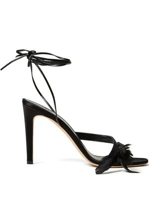 Twin-Set 90mm feather-detail sandals