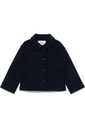 Il gufo Felted-finish jacket