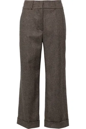 PESERICO SIGN Herringbone trousers