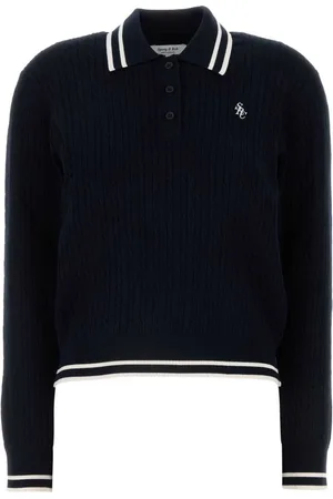 Sporty & Rich Logo-embroidered polo top