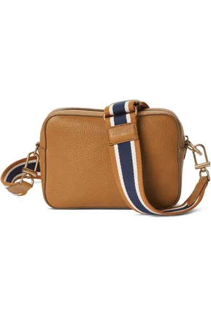 SHINOLA Camera grained-leather cross body bag