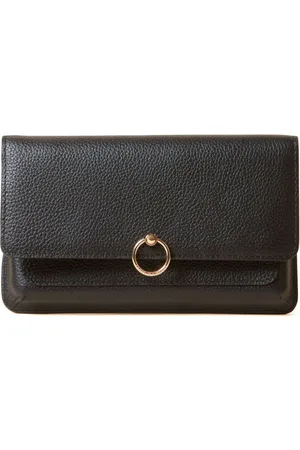 Claudie Pierlot Grained leather clutch bag