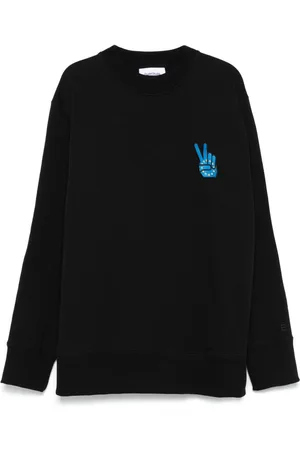 Etudes Peace sign-embroidered sweatshirt