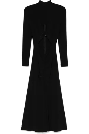 NISSA Cut out-detail midi dress