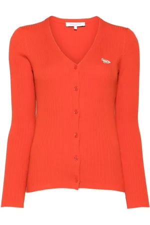 Maison Kitsuné Baby Fox patch cardigan