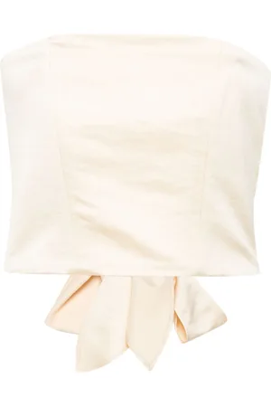 FORTE FORTE Boned crop top