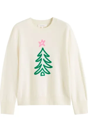 Chinti & Parker Christmas-tree jumper