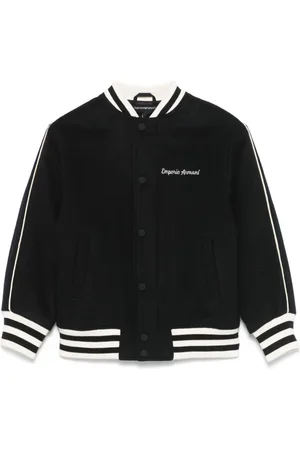 Emporio Armani Logo-embroidered jacket