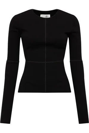 Maison Margiela Long sleeve cotton blend top