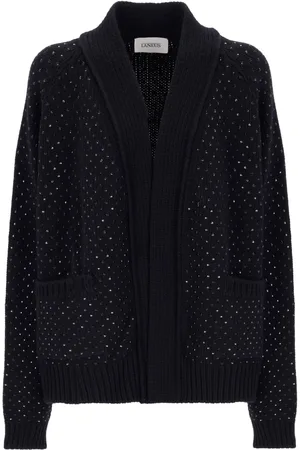LANEUS Rhinestone-embellished cardigan