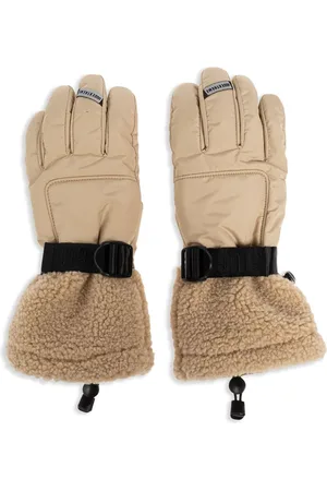 UGG Faux-fur trim gloves